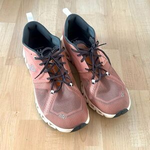 ON CLOUD x Shift Orange & Tan Running Sneakers